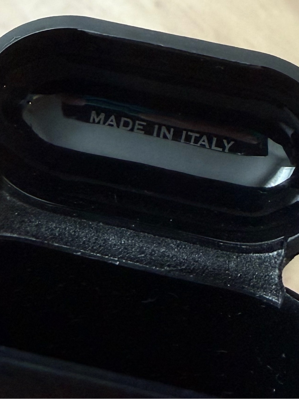 Saint Laurent Exclusive Black plastic Airpods Case - Picture 2 of 2